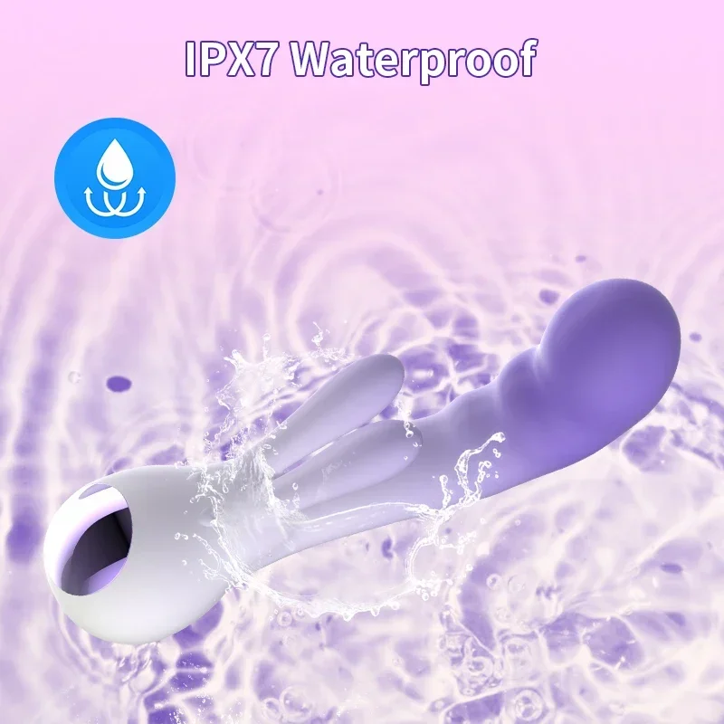 Powerful Rabbit Vibrator for Women G Spot Clitoris Stimulator Vaginal Massage Dildo Female Masturbator Sex Toys for Adults 18+