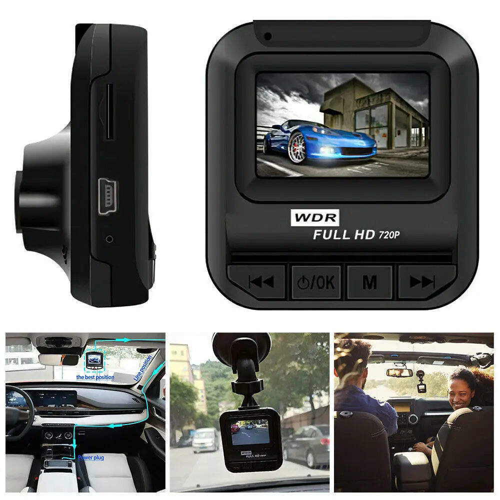 2 Inch Mini 1080P Dual Lens Car DVR Dash Cam Car Video Recorder Front And Rear Camera Video Night Vision G-sensor Loop Recording