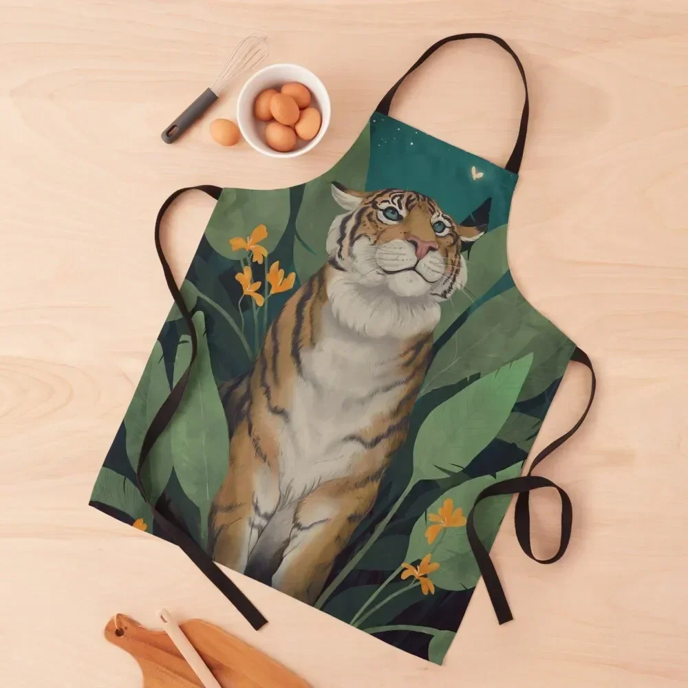 

Tiger Grove Apron christmas decoration Cleaning Products For Home Women's Home Clothes Apron