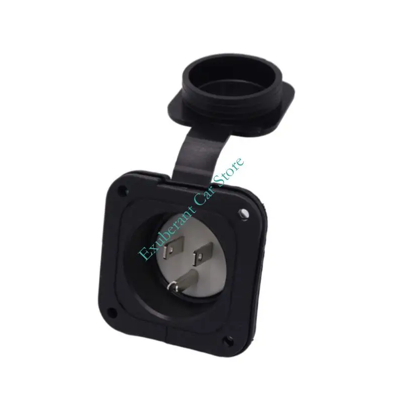 H3CE المعسكر منفذ كهربائي 15A 125V مقاوم للماء للصدمات مقبس الطاقة التكامل الأسطح سلس #3