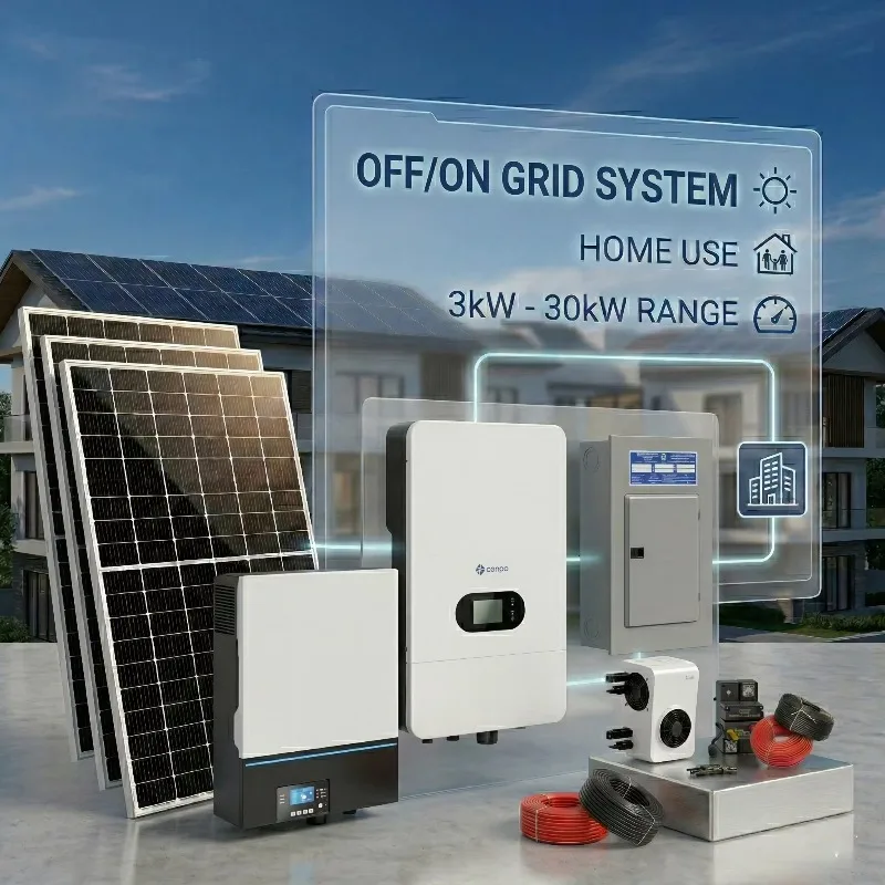 3.54kw Cap Home Solar Power & Hybrid Energy Storage Set For Clean & Affordable Power With 1kW-20kW Output