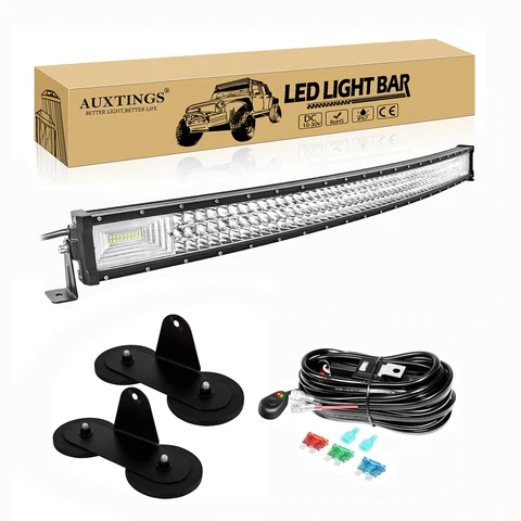 Curved LED Light Bar With Magnets