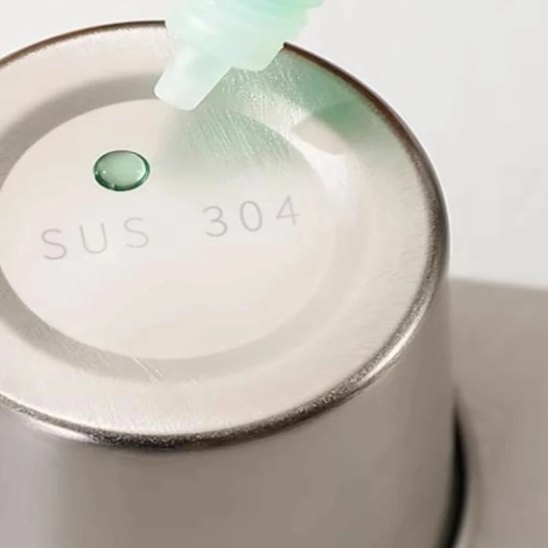 

Stainless Steel Pen Holder Storage Cup Brush Makeup Organizer For Bedroom Bathroom Desk Office Home Container