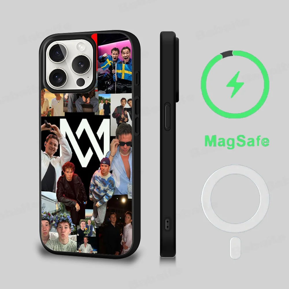 

Music Marcus And Martinus Band Phone Magnetic Case For IPhone 16 14 13 12 11 15 Pro Max Plus For Magsafe Wireless Charge Cover