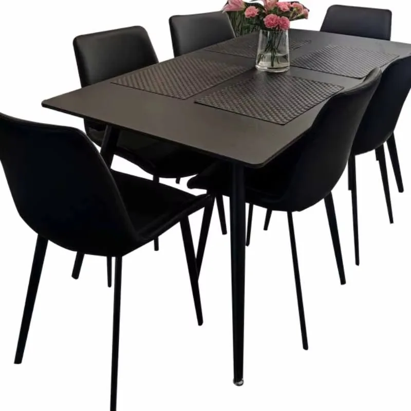 Unique Designer Dining Table Black Small Space Space Saving Restaurant Tables Salon Luxury French Mesas De Comedor Furniture