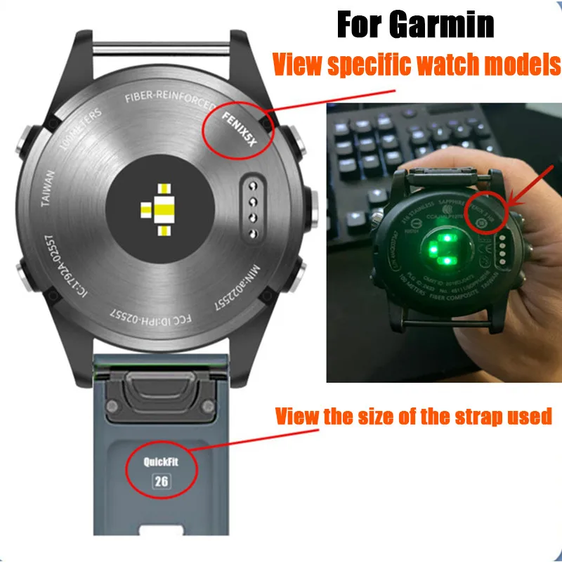 Tali Logam Titanium Asli 22Mm 26Mm untuk Garmin Fenix 8 E 51Mm 47MM 7X6 5 Tali Jam Tangan Pria Bisnis Mewah untuk Garmin Approach 70