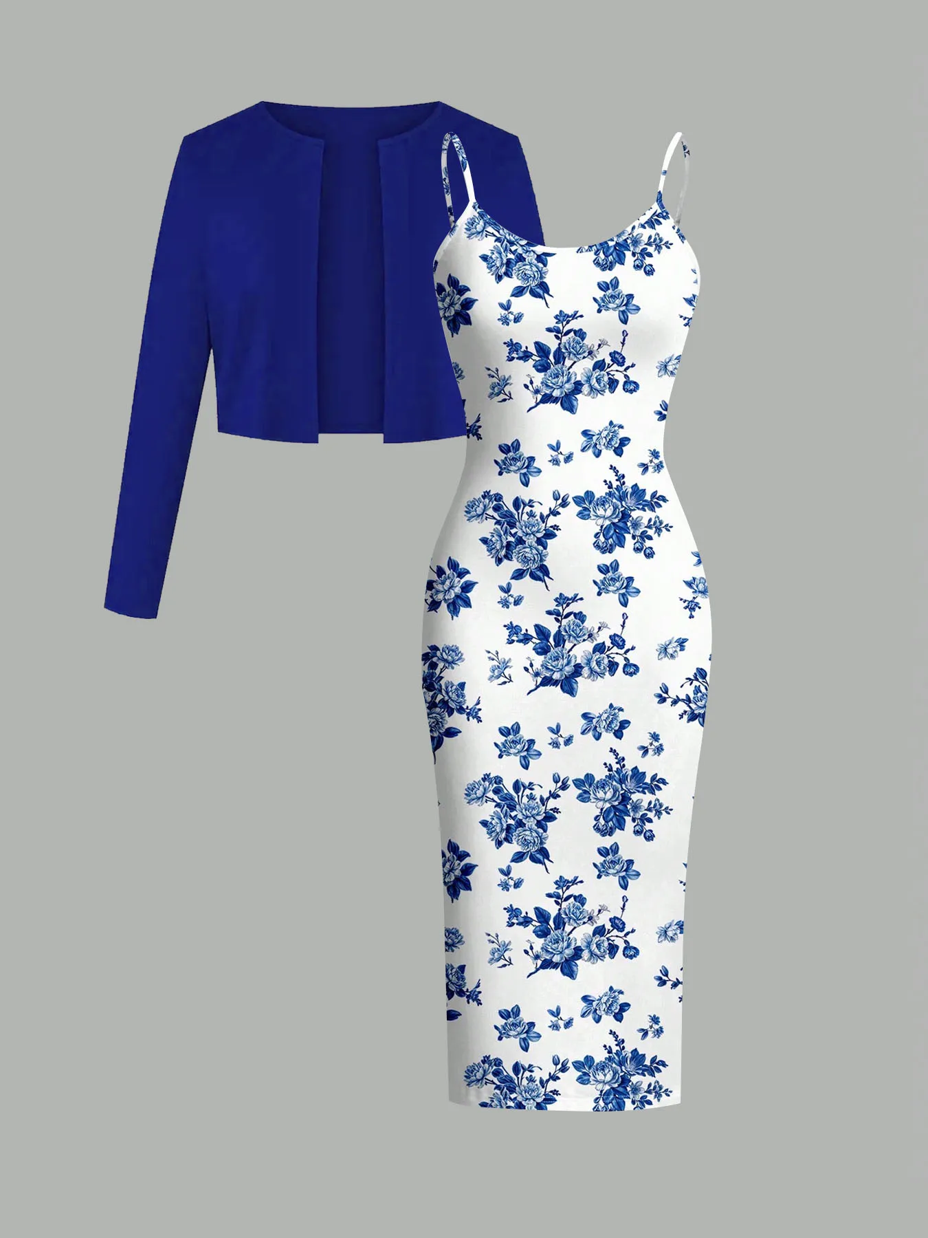 

Women's Spring/Summer Floral Print Casual Set