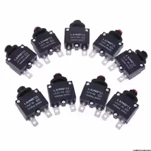 

For 3-8A 10/15/20/30A Thermal Switch Overload Protector Push Button Circuit Breaker Overload Protector Switch Fuse