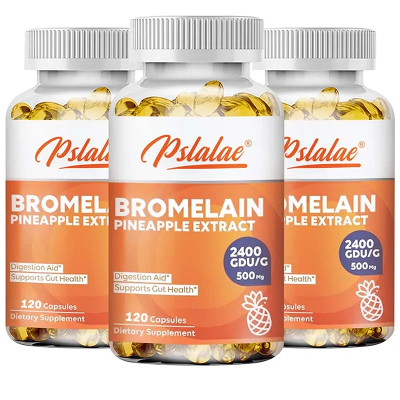 

Bromelain Pineapple Extract Capsules - Helps Support Joint Health, Naturally Reduce Swelling, and Promote Nutrient Digestion