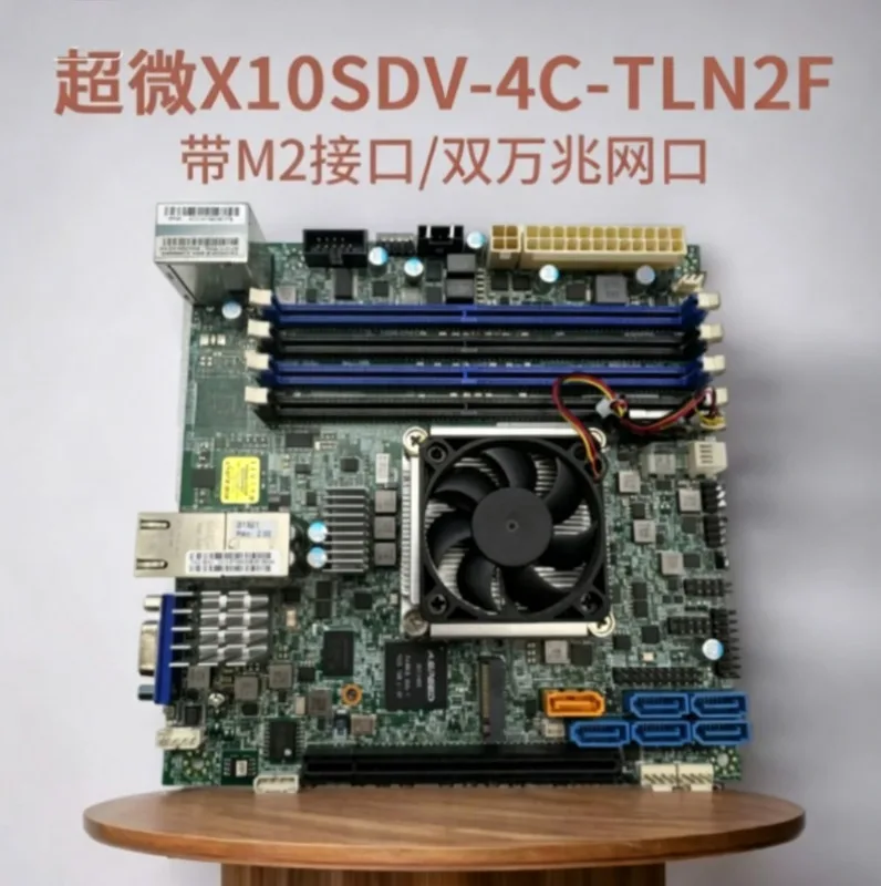 Supermicro X10SDV-4C-TLN2F ITX Board D-1521 CPU Dual 10GbE NAS Disassemble 95 n-ew
