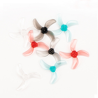 4Pairs Gemfan 1208 3-Blades / 1209 4-Blades CW CCW 31mm PC Propeller 0.8mm 1mm 1.5mm Hole for FPV Freestyle Tinywhoop Drones