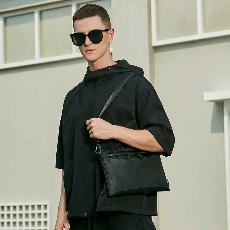 Men Large Oxford Shoulder Messenger Bags Solid Leisure Satchels Crossbody Fashion Street bags for Male Cross Body Casual 2024 가방