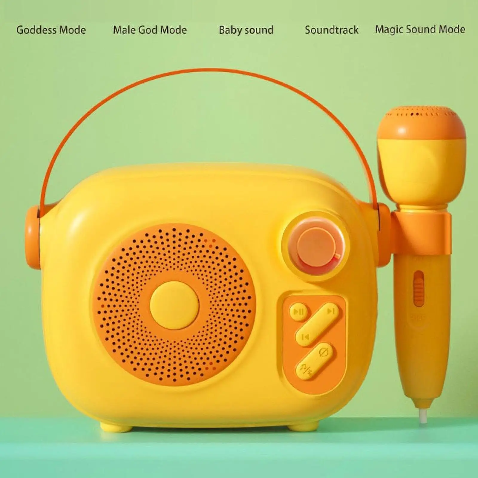 Karaoke Machine for Kids Singing Learning Toy Lightweight Educational Toy Kids Music Player Toy Portable Speaker for Boys Girls