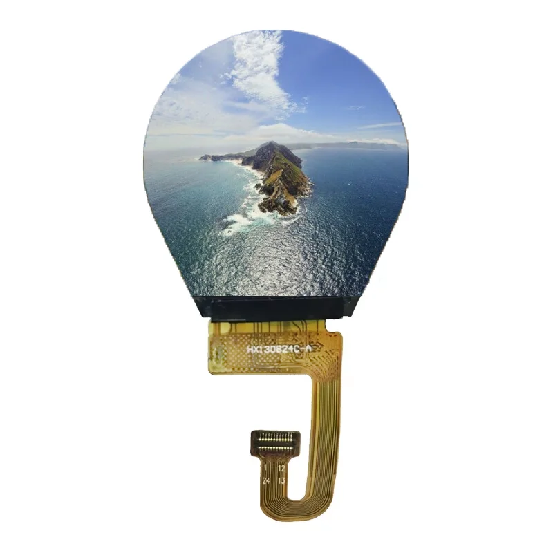شاشة TFT LCD مستديرة مقاس 1.3 بوصة مقاس 240 × 240 SPC-ND130824C-A مع واجهة SPI