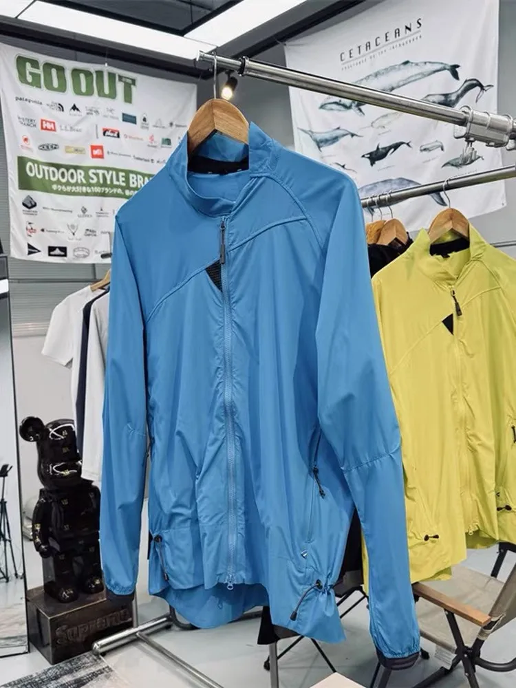 Ultra-Thin Quick-Dry Cool Feeling Sun-Protective Outdoor Climbing Hiking Men's Jacket Breathable Waterproof Wear-Resistant