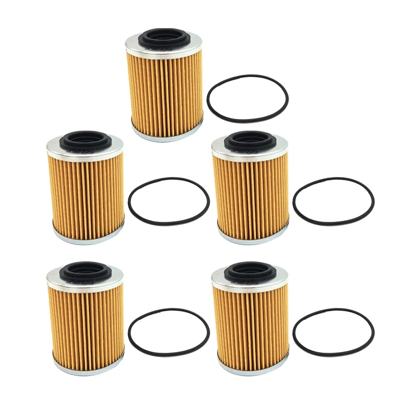 420956123 5Pcs Oil Filter Fit for Ski-Doo Spark Sea-Doo Can-Am Maverick Max 1000R X3 EXPEDITION GRAND TOURING RENEGADE MODELS