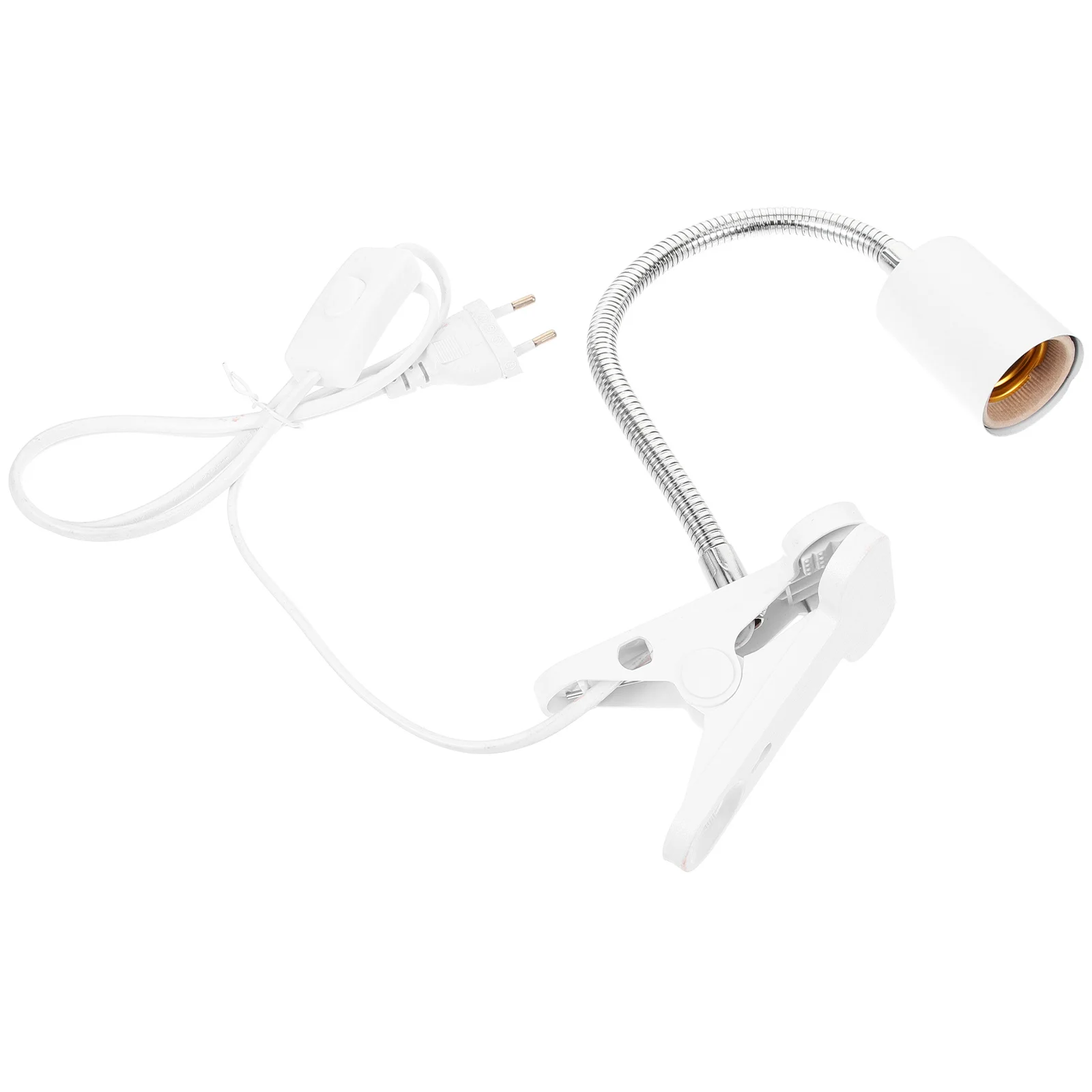 

Turtle Heat Lamp Fixture Adjustable with Clip Eu Reptile Lighting Improve Digestion Simulate Rays All Directions