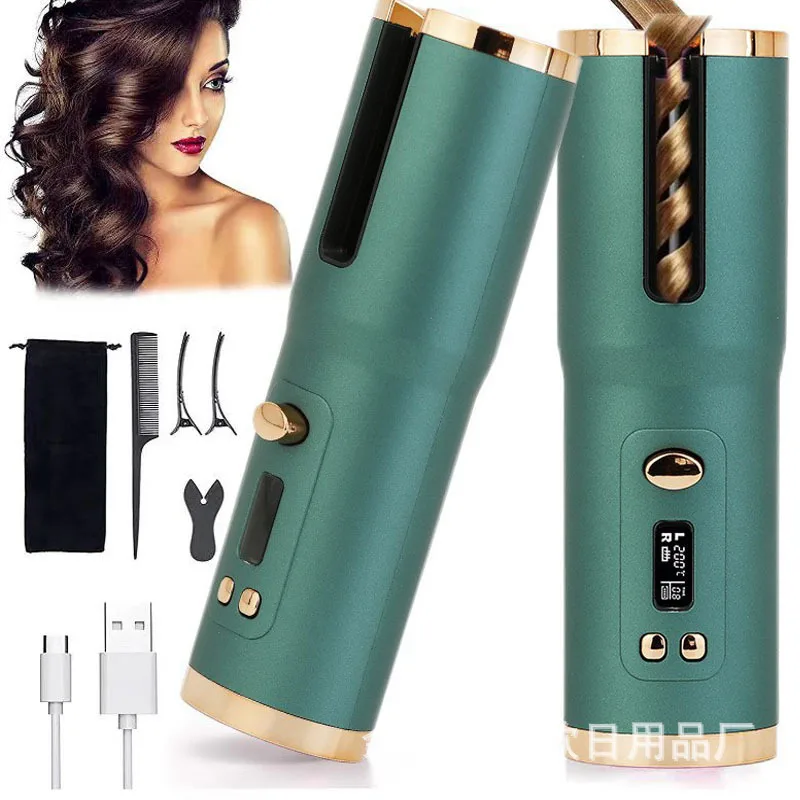 

Automatic Curling Stick Wireless USB Charging Portable Electric Rotary Curler Mini Curling Stick Curler