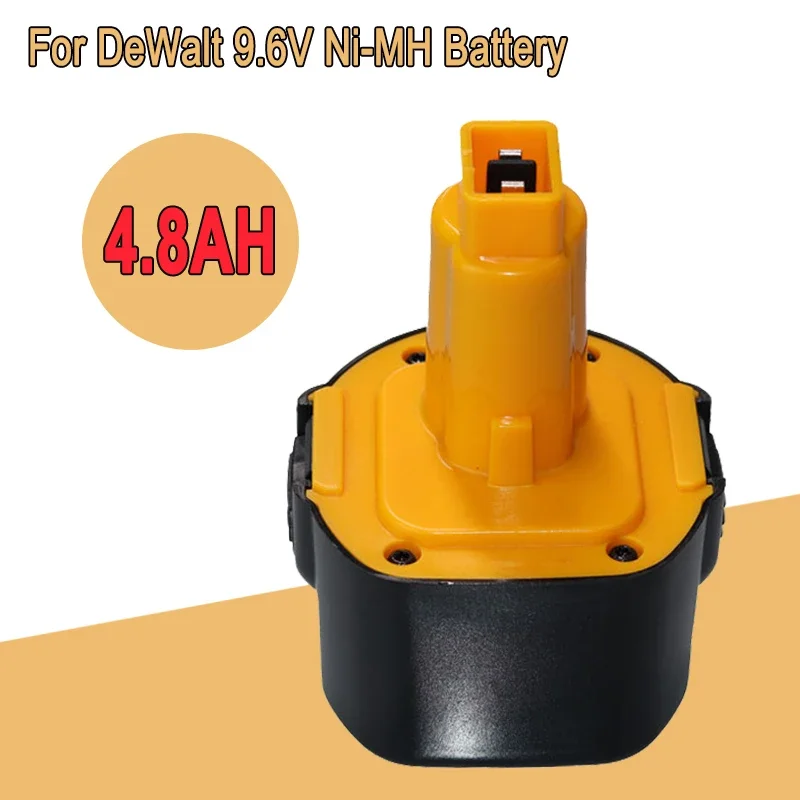 For Dewalt 9.6V 4800mAh Rechargeable Battery DE9036 DE9061 DE9062 DW9060 DW9061 DW9062 EZWA 29 DW050 DW909K DW909 DW902 DW913