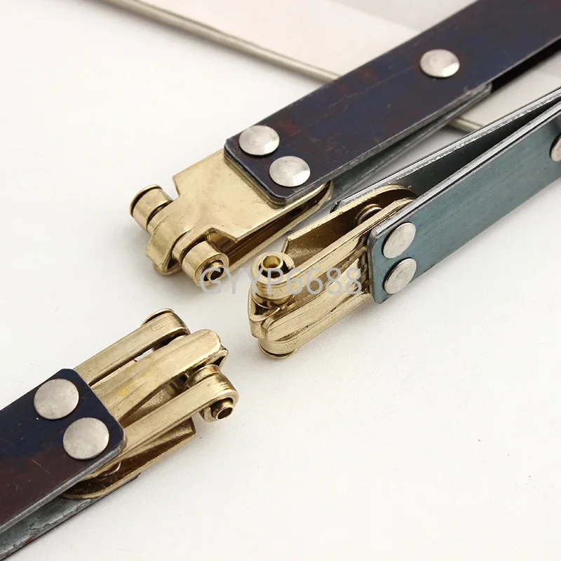 2-10-30 Pieces Wholesale Metal Internal Flex Frame Kiss Clasp Purse Frame Accessories Bag Flexable Wallet DIY Hardware