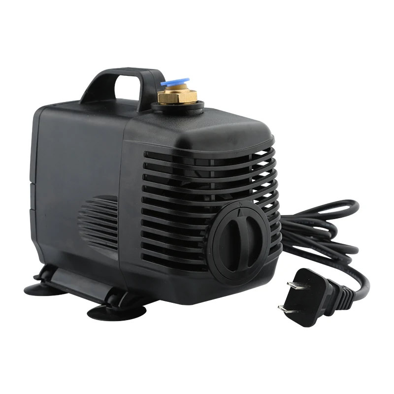 Bomba de água do aquário 80w bomba submersível 3500l/h peixes lagoa filtro fonte bomba cnc roteador gravação a laser eixo motor refrigeração