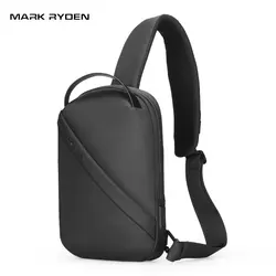 Mark Ryden  7.9 inch Male Chest Bag Men Bag Oxford Sling bagCrossbody Bag For Man Moto Biker Shoulder Bags Black New Fashion Bag