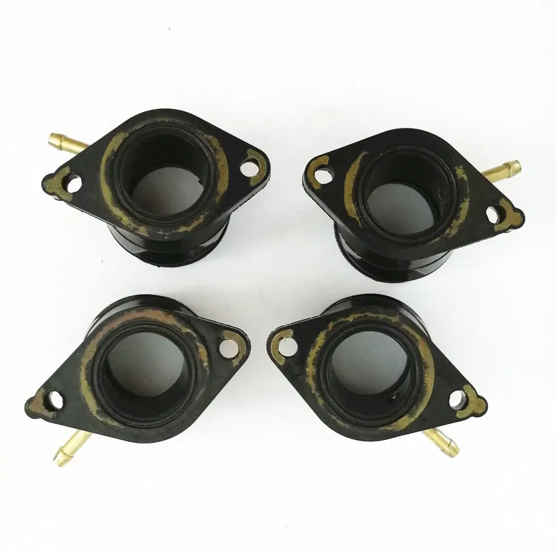 Motorcycle Carburetor Interface Adapter Intake Inlet Manifold Pipe Rubber Mat For Yamaha 4G0-13596-02 4G0-13586-00 33M-13556-10