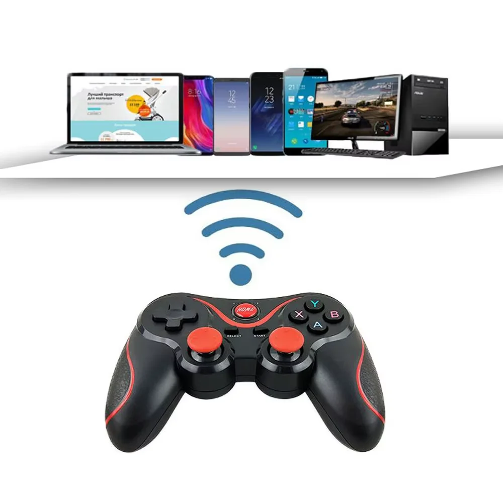 Terios T3 X3 وحدة تحكم لاسلكية PC عصا التحكم غمبد دعم بلوتوث للكمبيوتر/أندرويد/PS3/IOS/نينتندو سويتش 2 الملحقات