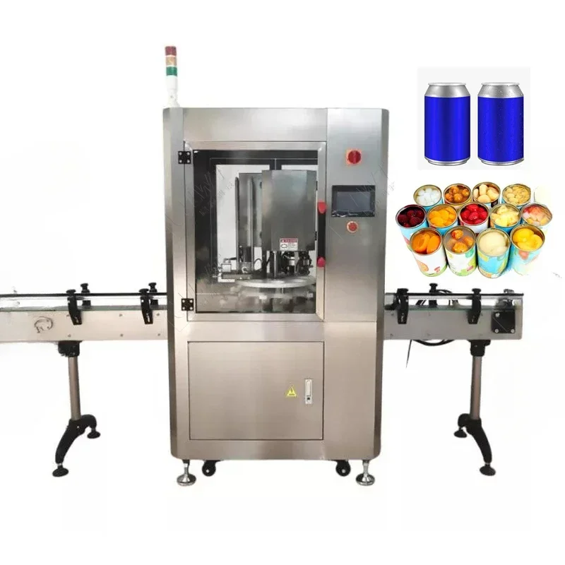 Leadworld Automatic Sealer Meat Sardine Tuna Canned Sealing Machine Equipment Fish Canning Machinery Tin Can