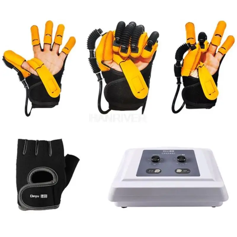 

Hand gloves household function rehabilitation robots hemiplegic stroke trainer electric pneumatic finger recovery