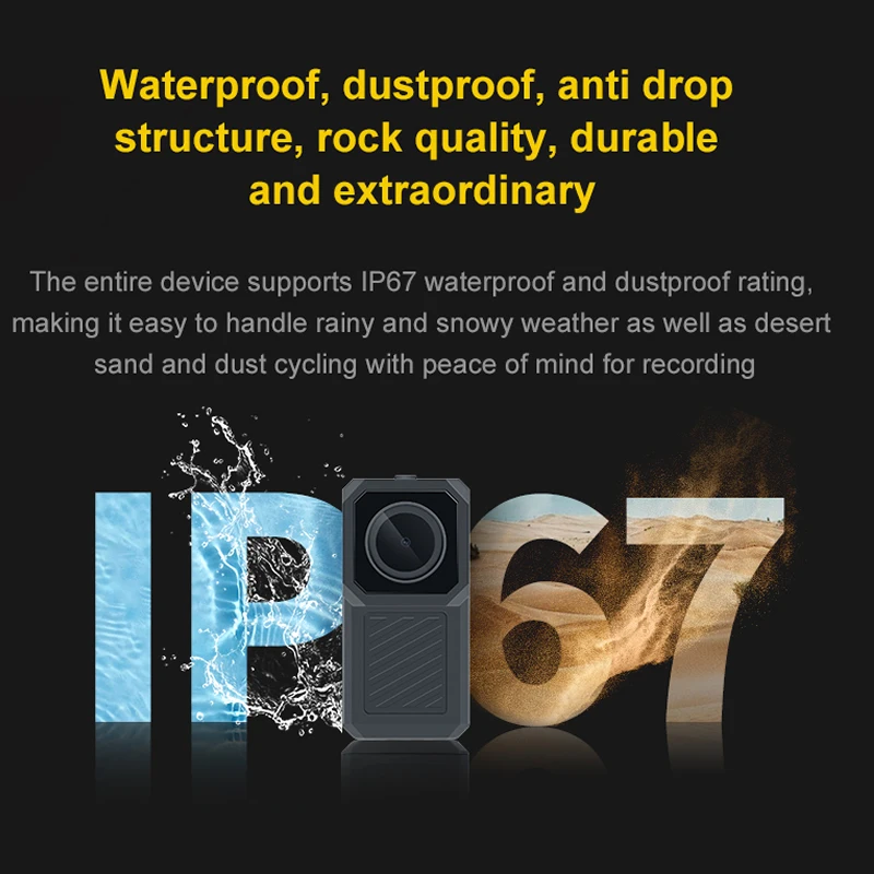 Mini Camera 2k UHD Wifi Wireless Motorcycle DVR Full Body 30FPS Waterproof IP67 Moto Camera Dash Cam 150° Driving Video Recorder