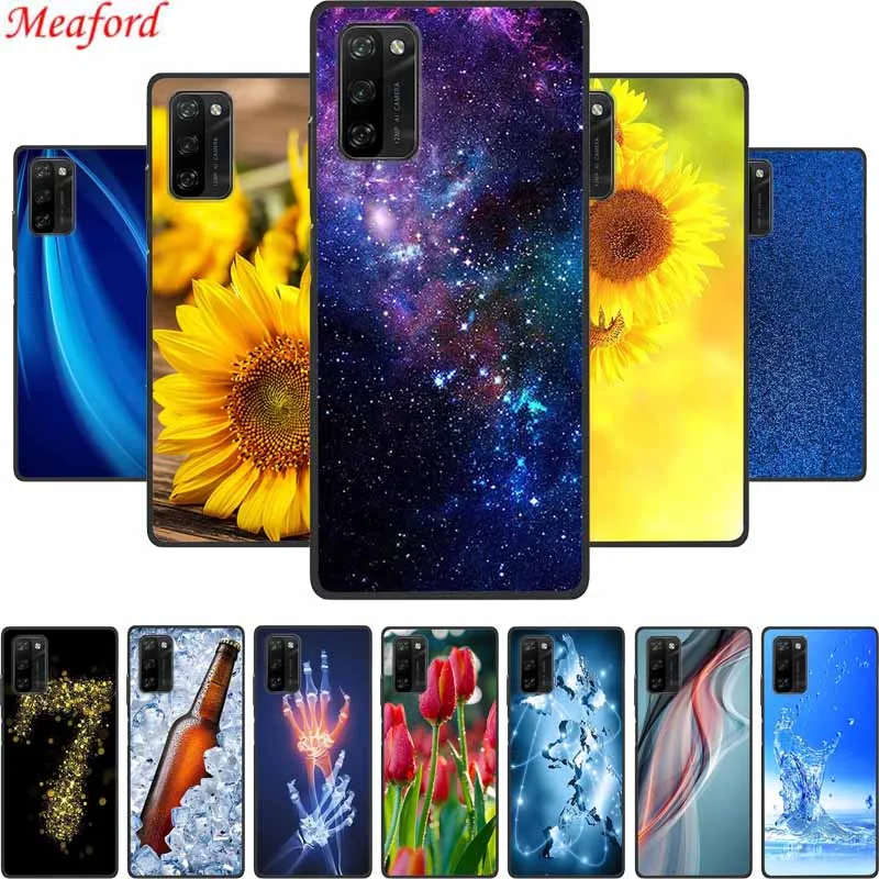6,67 "dla Blackview A100 etui modne zdjęcia czarne silikonowe miękkie etui na telefon dla Blackview A100 tylna okładka etui A 100 Funda Coque