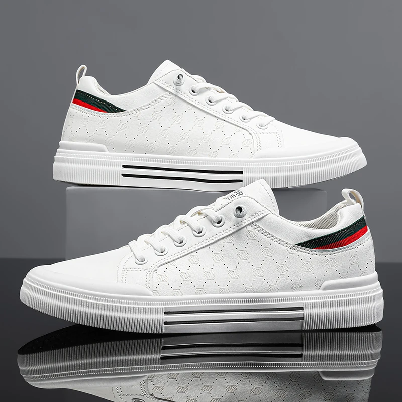 Breathable men's skate shoes, sports casual shoes, low-top men's shoes are suitable for casual street wear