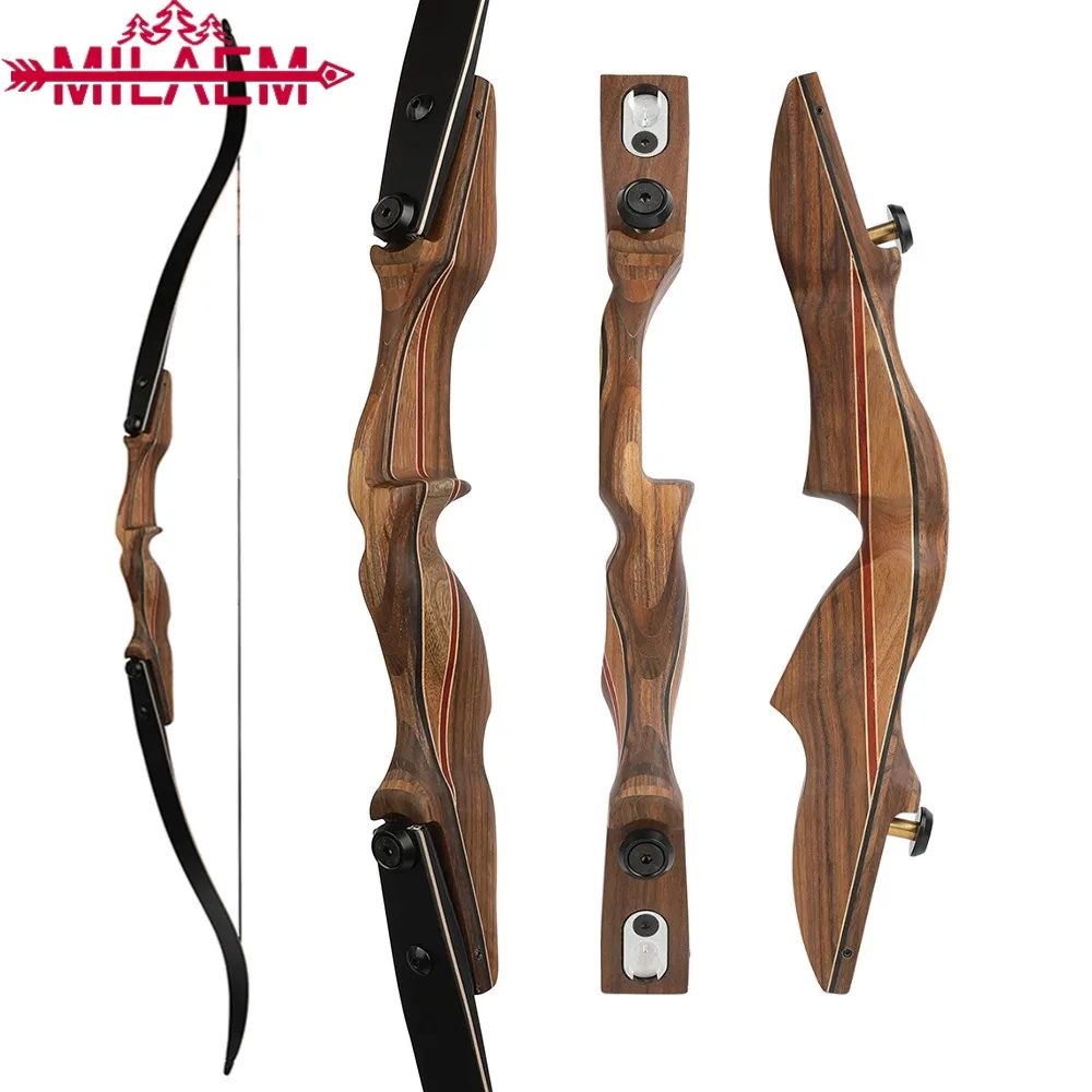 60inch KAIMEI 710 Archery American Takedown Bow 30-60lbs ILF Split Recurve Bow for Right Hand Hunting Shooting Bow Accessories