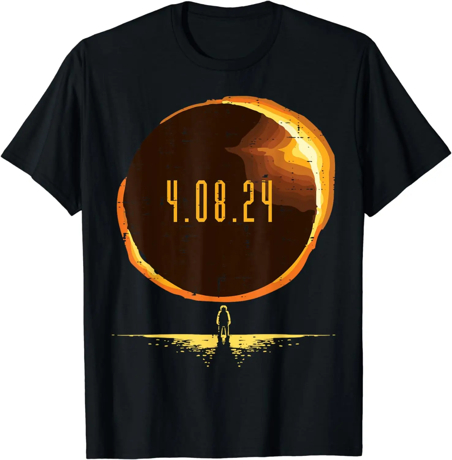 Sun Total Solar Eclipse 2024 Totality April 8 Men Women Kids T-Shirt