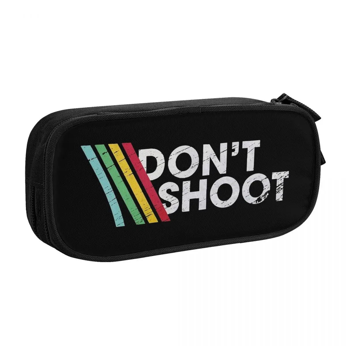 

Креативный пенал DON'T SHOOT Gaming Arcs Raiders в полоску, пенал, держатель для ручек для девочек и мальчиков, большая школьная сумка для хранения