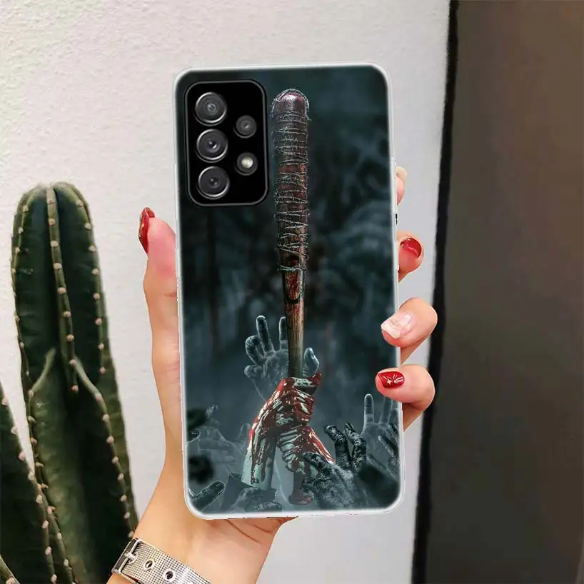 Negan The Walking Dead Phone Case for Samsung Galaxy A54 A53 A52 A14 A13 A12 A24 A23 A22 A34 A33 A32 A04S A03S A02S A42 A73 A72