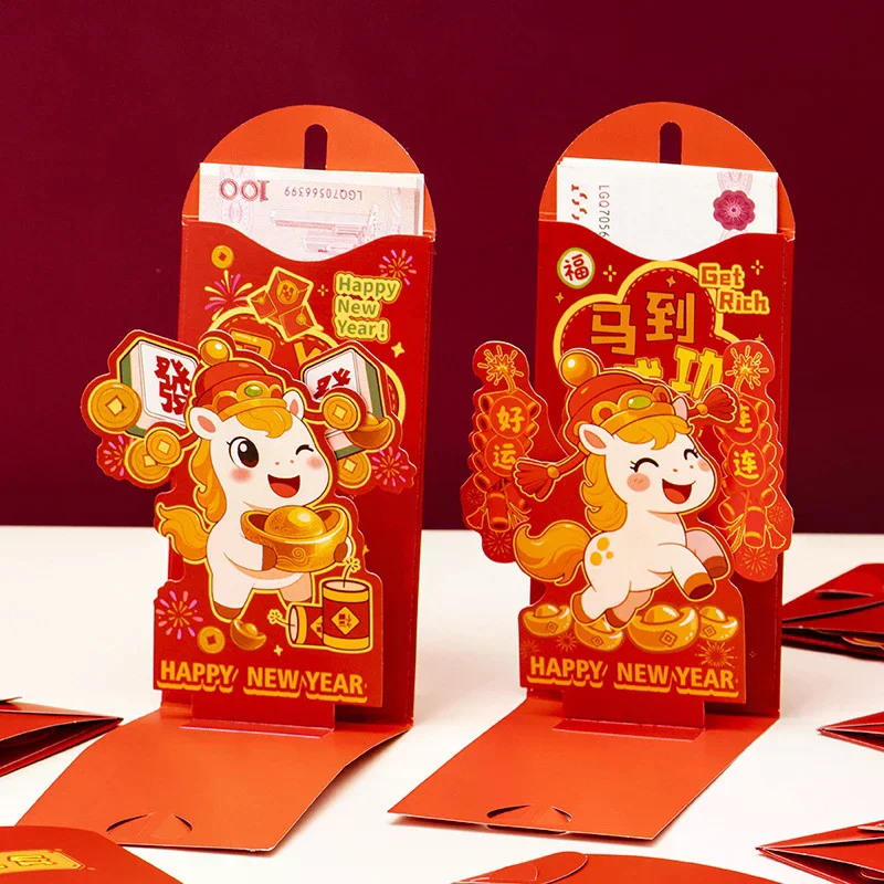 

Chinese New Year Red Envelopes Red Pocket Year Of Horse Lucky Money Pockets Spring Festival Gift New Year Eve Hongbao