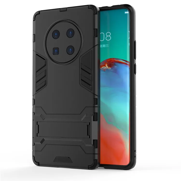 

2 in 1 PC + TPU Case with Kickstand for Huawei Mate 40 Pro - Black