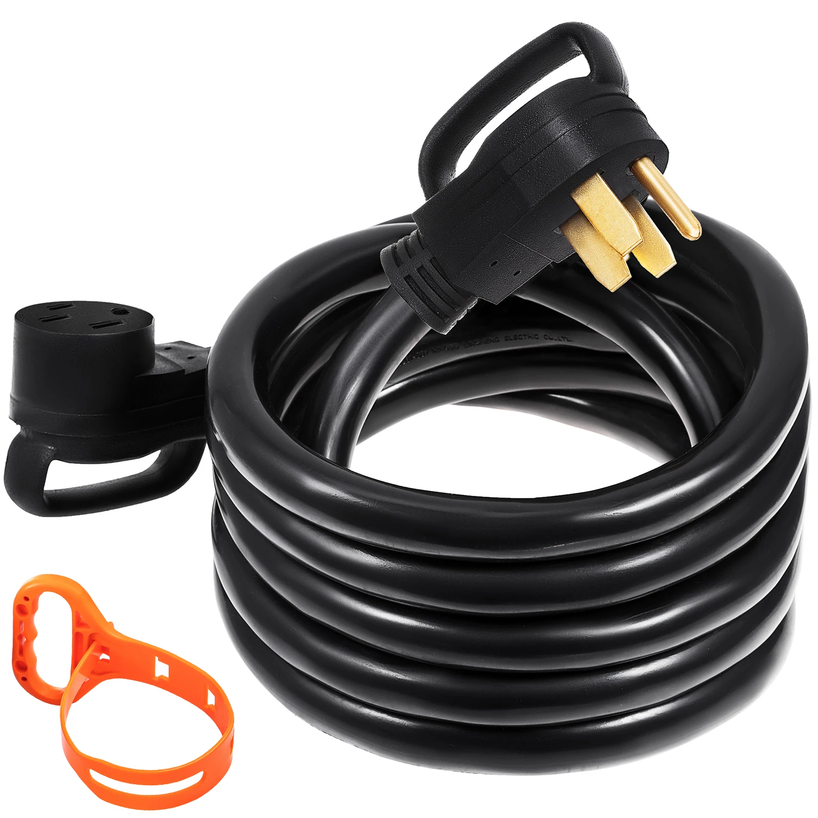 SucceBuy 25FT 36FT 50FT 50Amp RV Extension Cord N14-50 Plug Copper Wire Power Supply Cable for Trailer Motorhome Camper Use