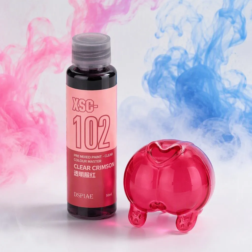 New DSPIAE XSC Series 50ML Pre Mixed Water Based Paint Basic Color Master Spray Painting Painted Model Kit Pigment for Hobby DIY
