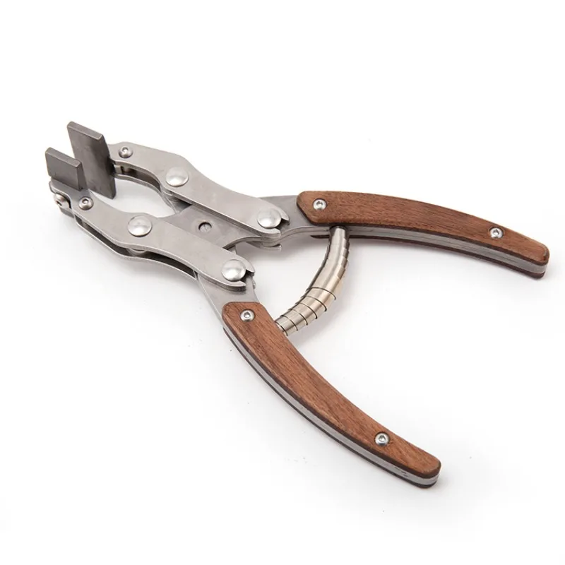Leather Belt Cutter Handmade DIY Leather Strip Cutter Stainless Steel Parallel Pliers Leather Craft Spring Pliers