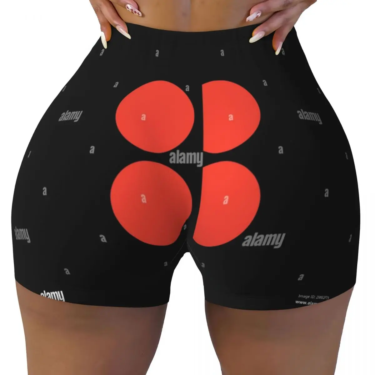 Custom Women's Sweaty Bettys Logo Workout Yoga Shorts Athletic Gym Volleyball Biker Shorts