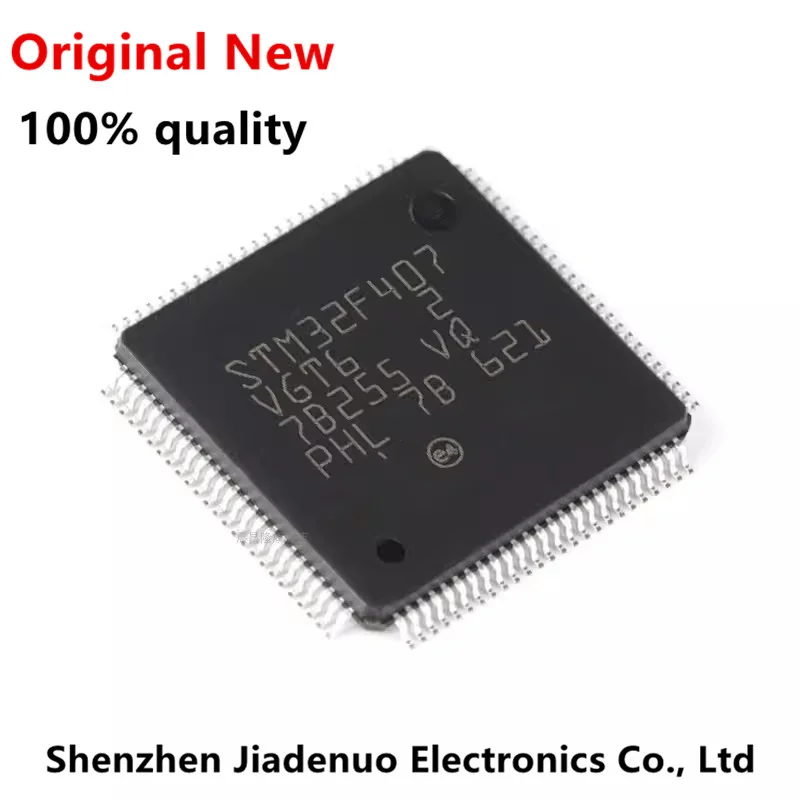 100% New original (1pce) STM32F407VGT6 STM32F407VET6 STM32F407 VGT6 STM32F407 VET6 QFP-100 Chipset