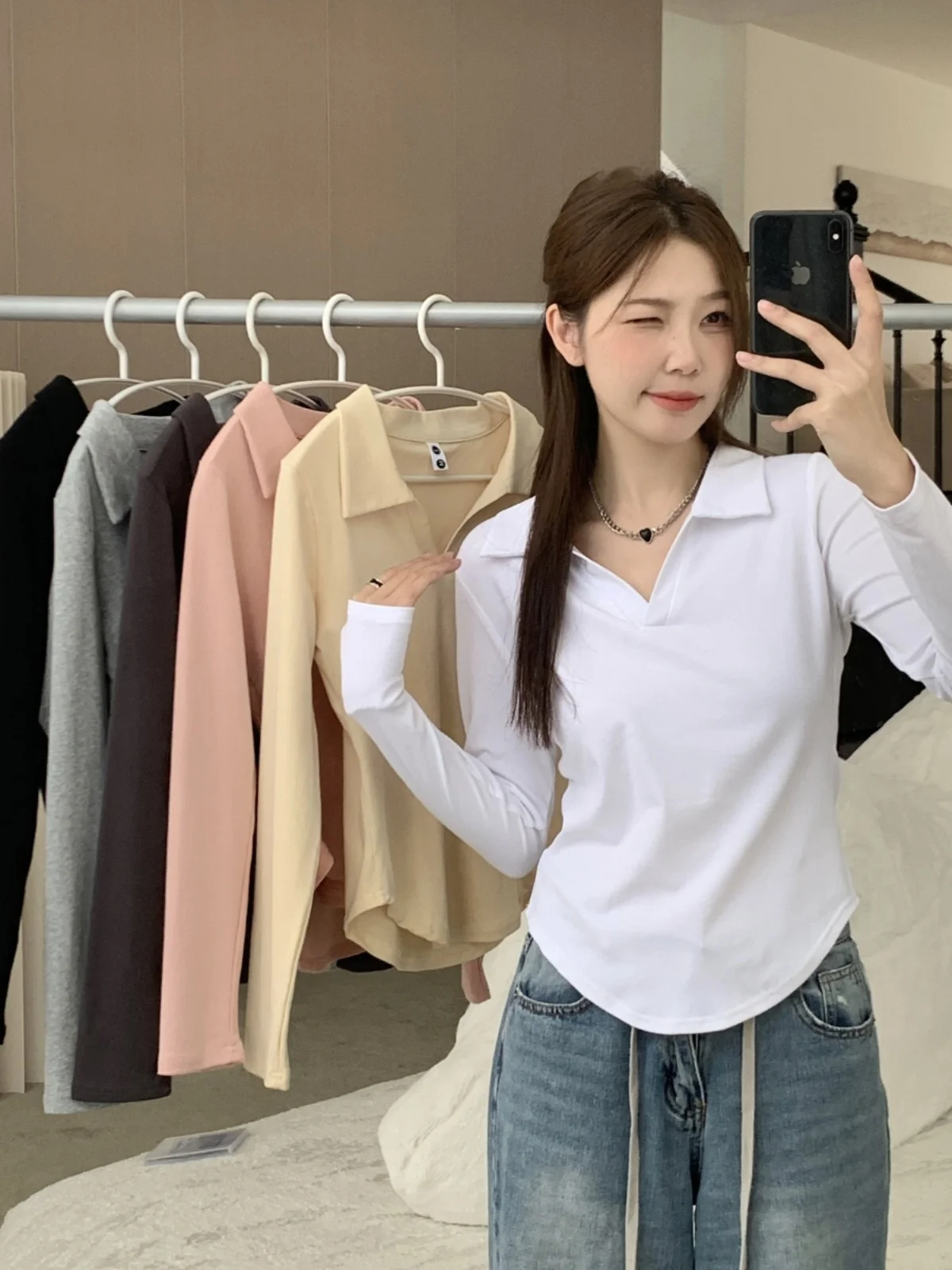 

plus Size Women's Ne Long Sve T-irt Slimming oulder Design Simple Color Versatile Top for Autumn 2026
