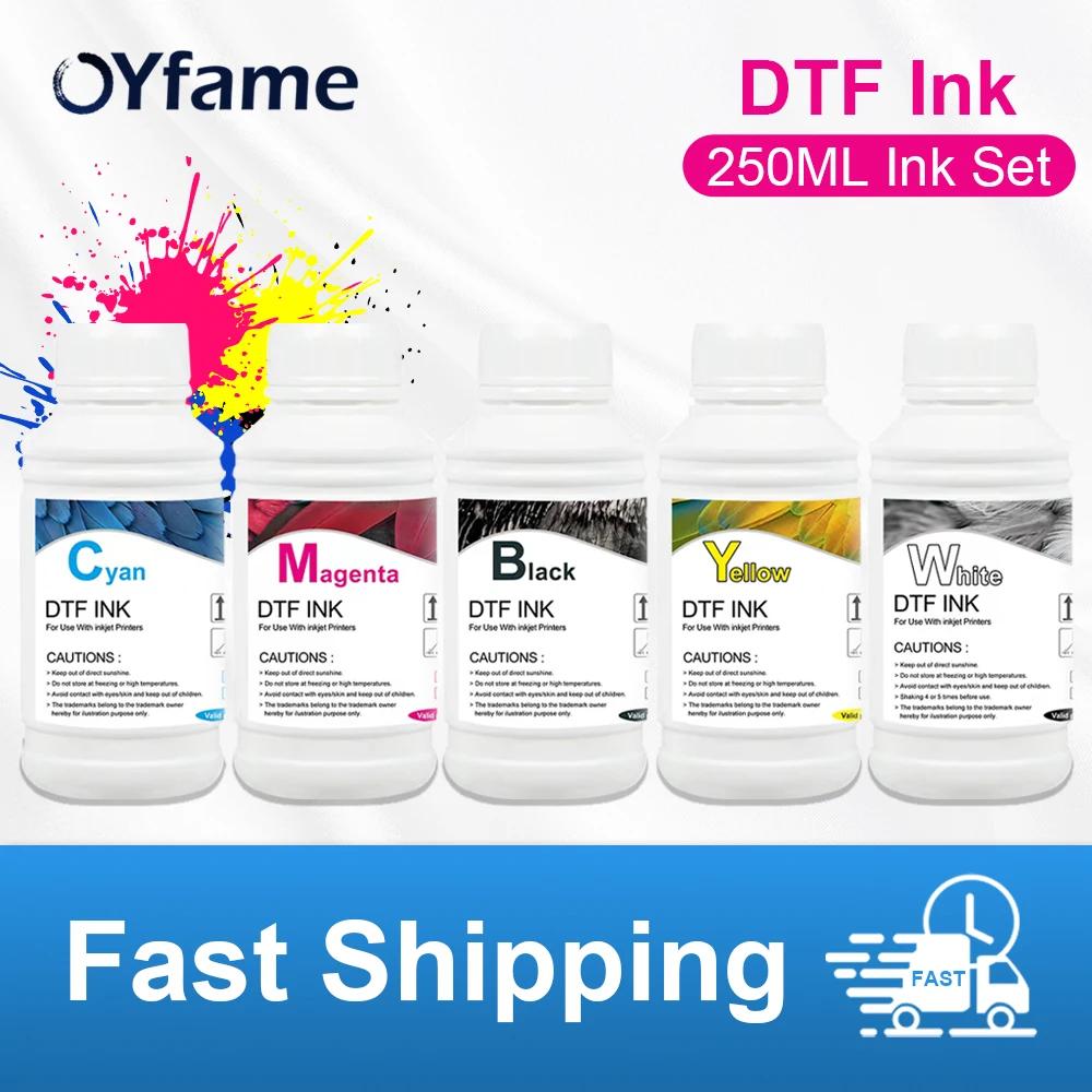 

OYfame DTF Ink Set DTF Printer Ink Direct to Transfer Film Ink dtf transfer printer bundle t shirt printing machine ink refill