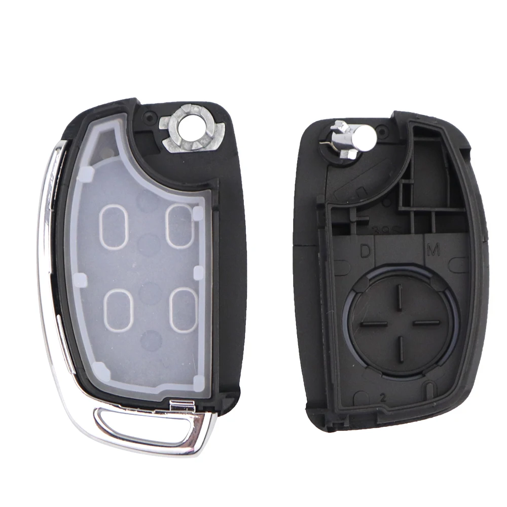 3 4 Botton Flip Remote Key Fob Case Shell For Hyundai IX35 i20 IX45 I10 HB20 Accent Elantra Verna Solaris Sonata Tucson Santa Fe view 6