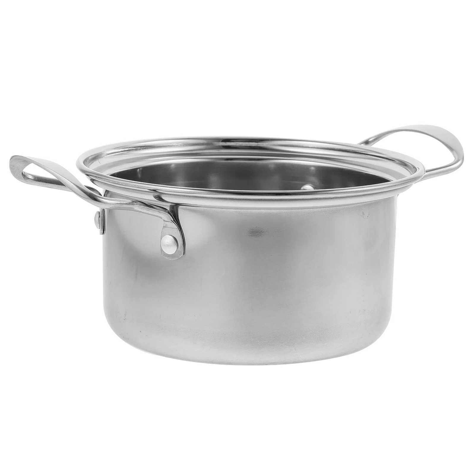 

1pc Small Hot Pan Stainless Steel Soup Pot For Kitchen Ramen Noodle Cookware Shabu Cooking Pot Stew Stockpot