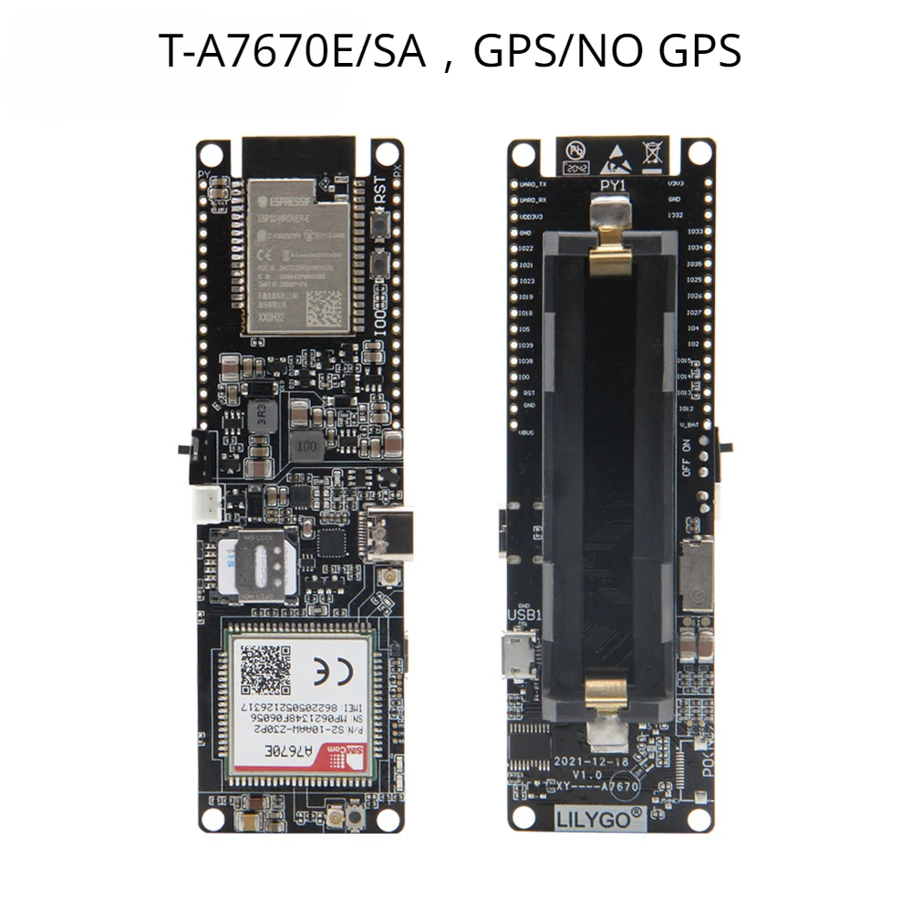 TTGO T-A7670G/E/SA R2 4G Development Board LTE CAT1 SIM Module ESP32 Support GSM/GPRS/EDGE TF Card A7670G A7670E A7670SA