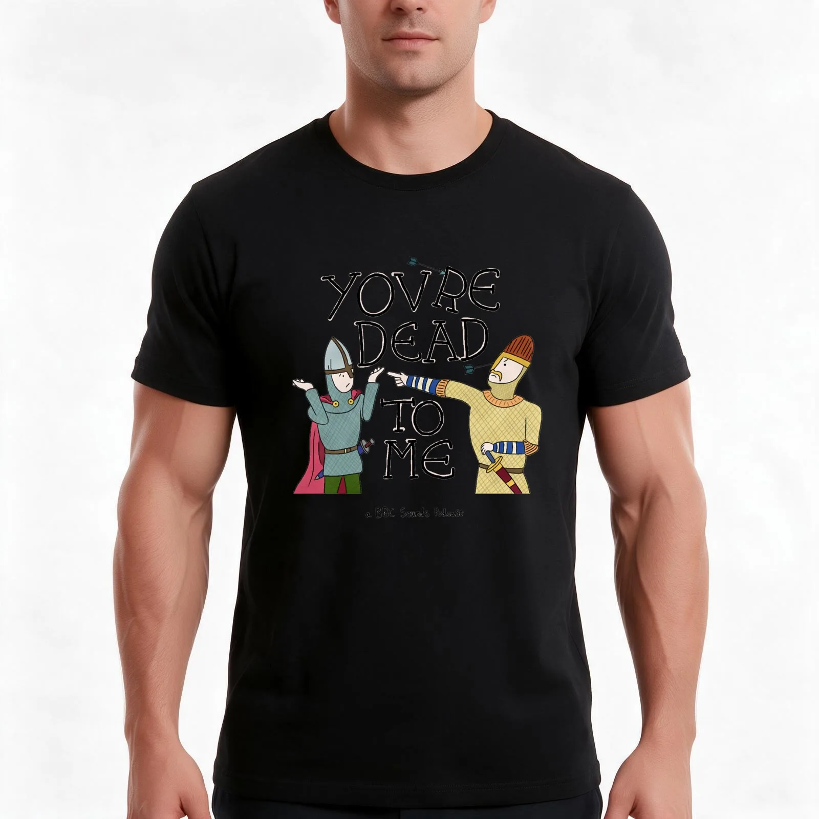 Youre dead to me - history podcast Classic T-Shirt Summer Casual Cotton Tee Oversized Streetwear Tops Vintage Graphic Print